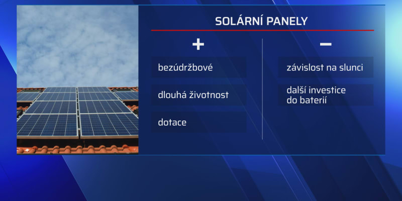 Výhody a nevýhody solárních panelů