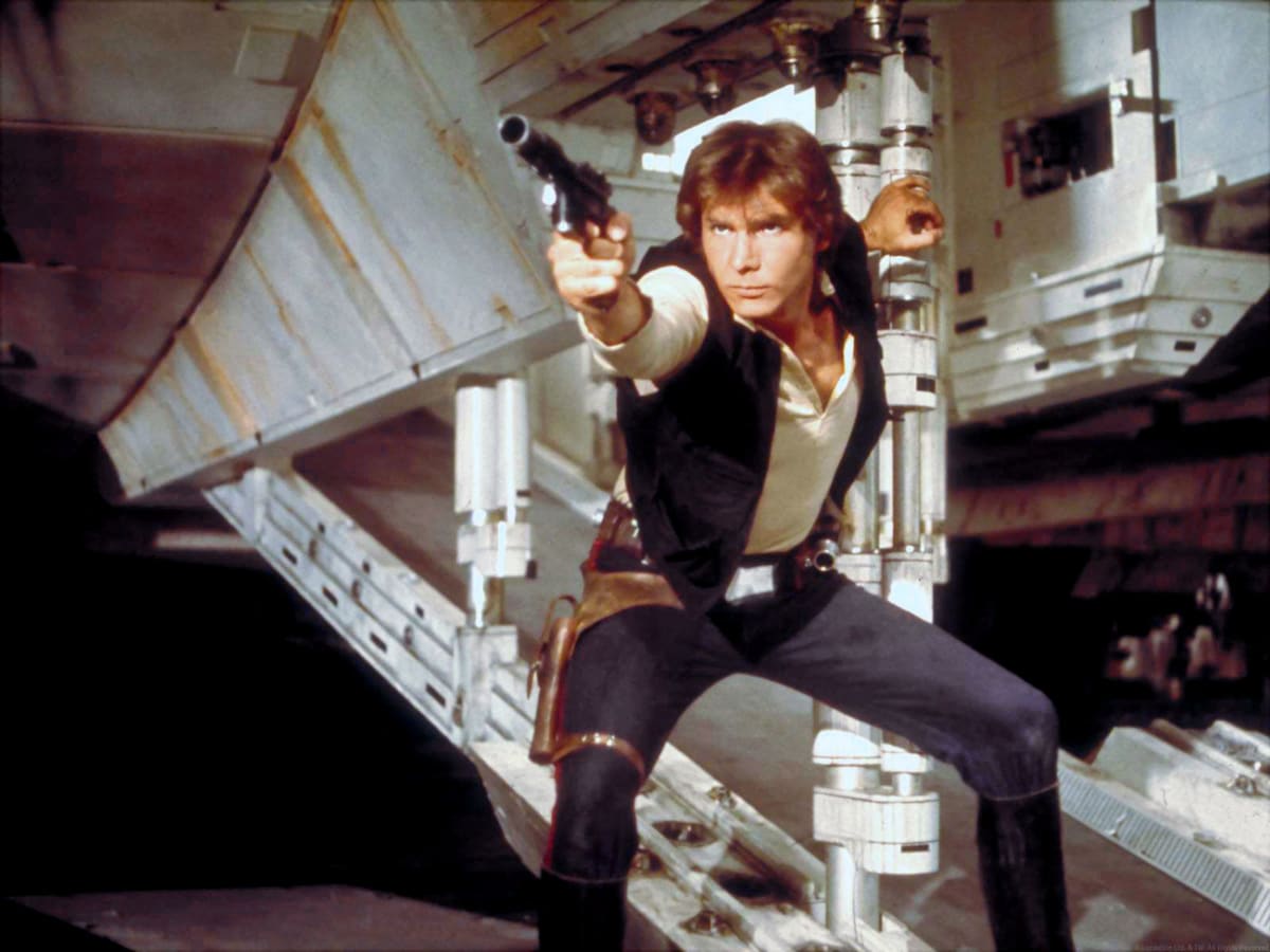 Harrison Ford jako Han Solo.