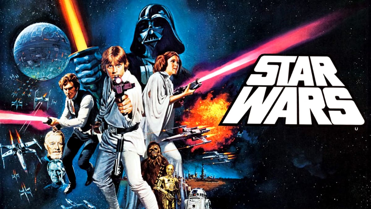 Plakát k původním Star Wars.