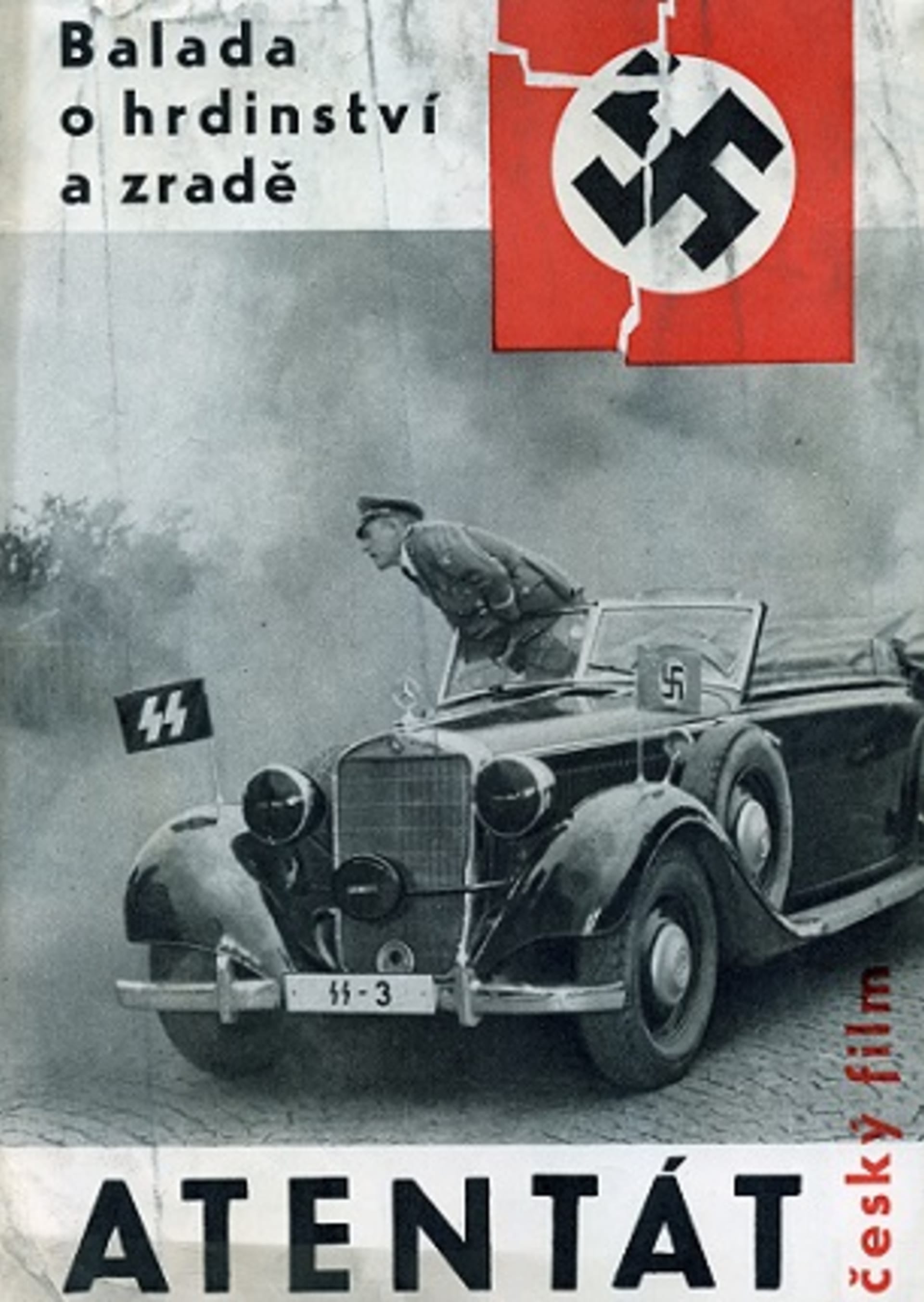 Dobový plakát k československé premiéře filmu s podtitulem Balada o hrdinství a zradě.