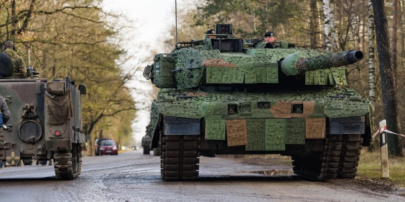 Německý bitevní tank Leopard 2 A7 patří k nejmodernějším strojům západních armád.
