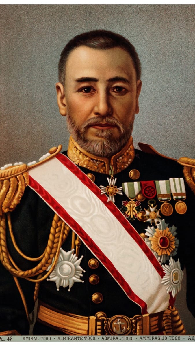 Admirál Heihačiro Tógó se stal japonským národním hrdinou