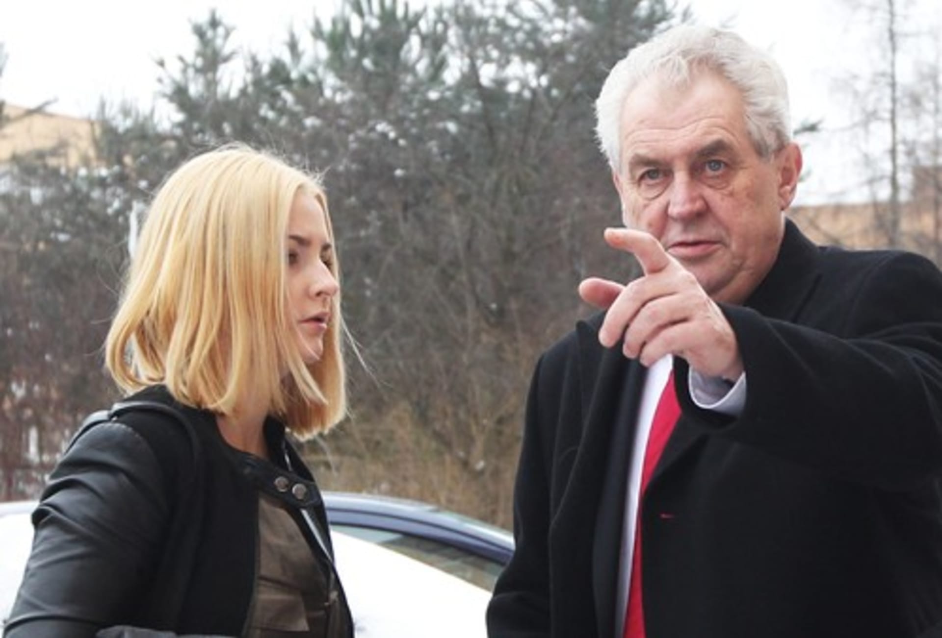 Miloš Zeman se s dcerou Kateřinou rád ukazuje ve společnosti.