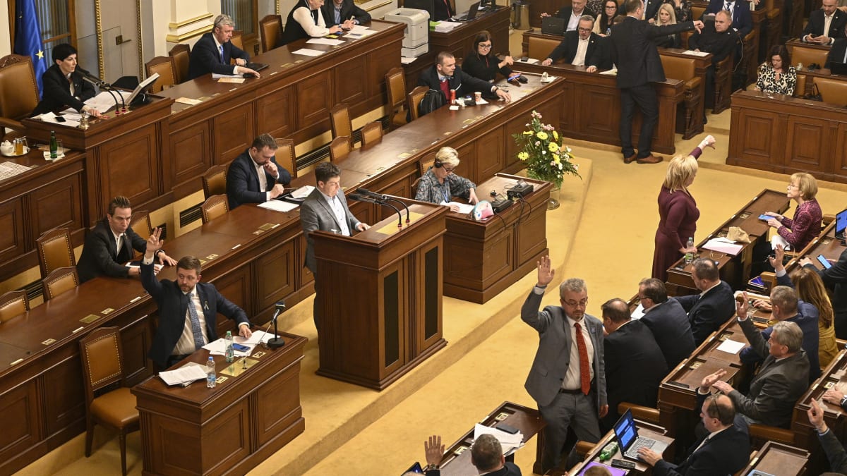 Jednání Poslanecké sněmovny (ilustrační snímek)