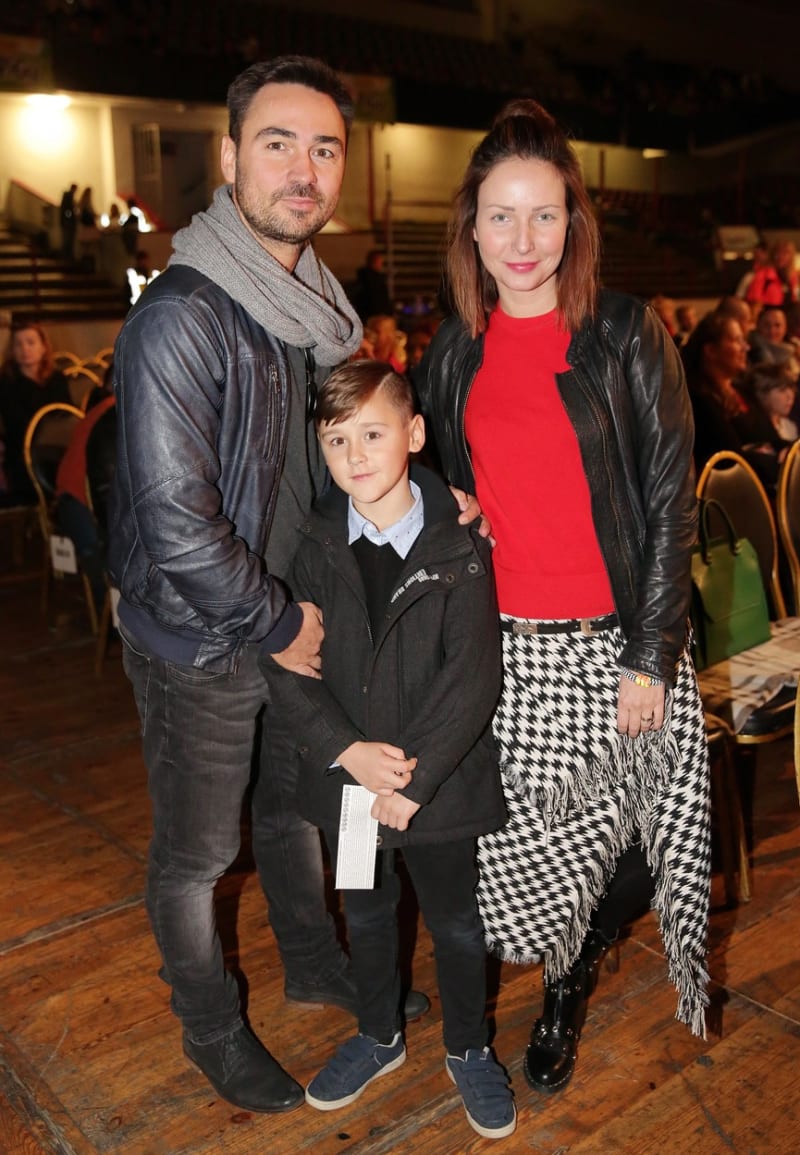 Veronika Arichteva s manželem a jeho synem