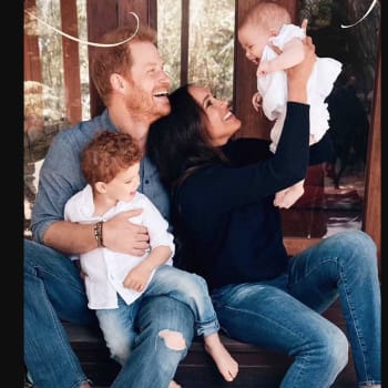 Princ Harry, Meghan Markle, syn Archie (3) a dcera Lilibeth (11 měs.)