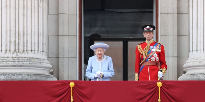 Královna s vévodou z Kentu