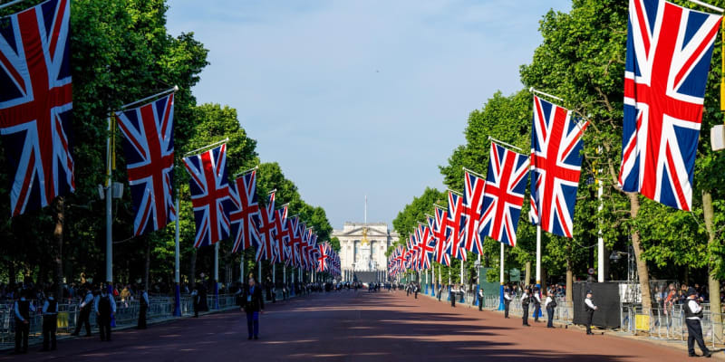 Velká Británie oslavila 70 let královny Alžběty II. na trůnu.