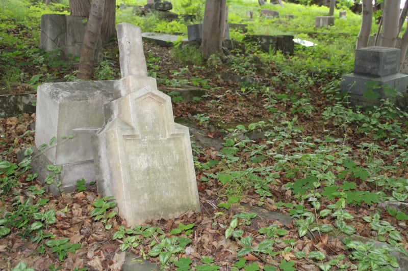 Německý hřbitov v Krnově-Chomýži. Žalostný stav pohřebiště, které krnovská radnice chtěla zlikvidovat navzdory mezinárodním úmluvám