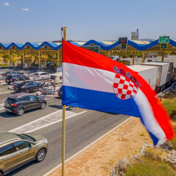 Auta na chorvatské dálnici