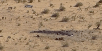 Vojenský letoun havaroval v kalifornské poušti. Na palubě nebyly jaderné střely