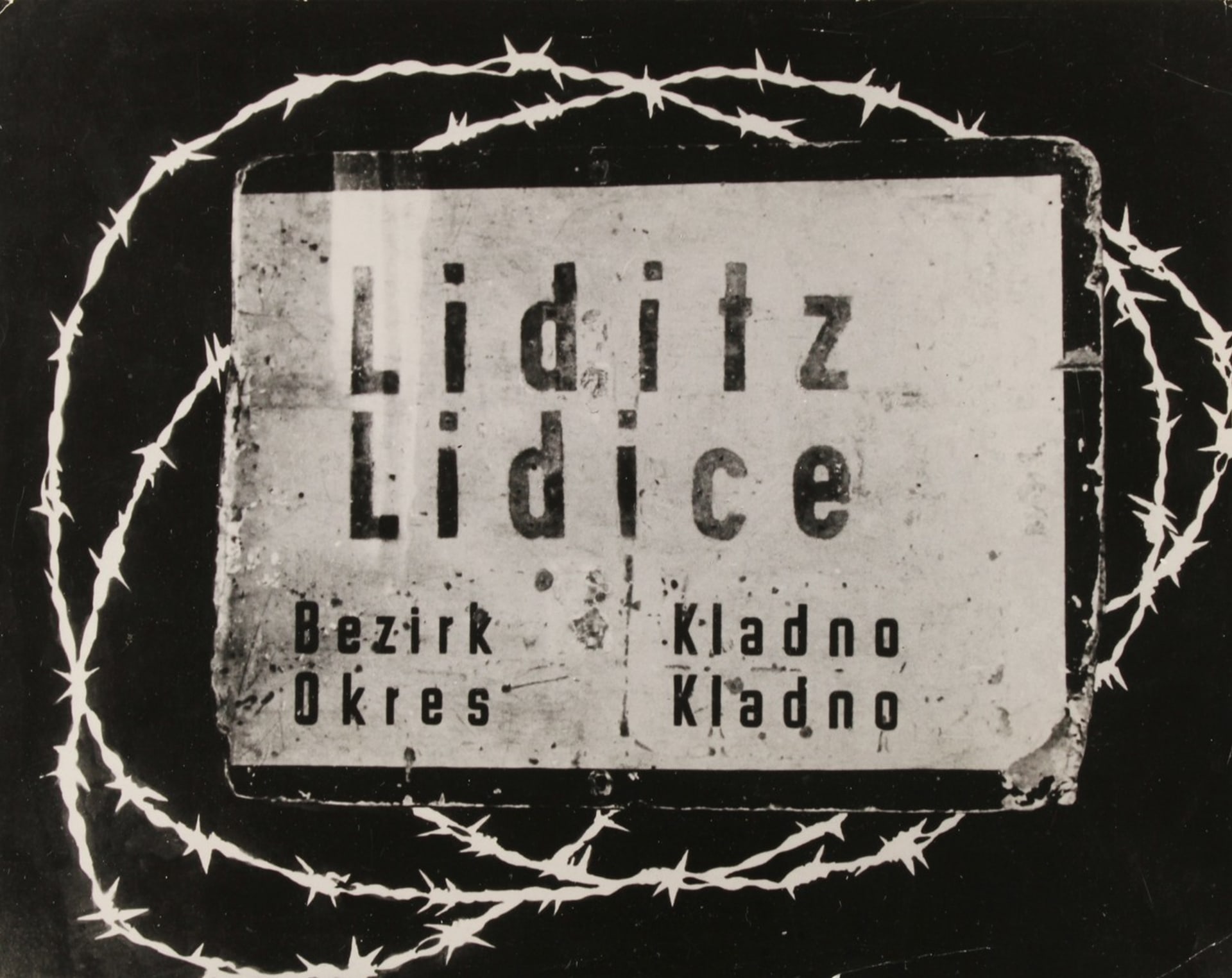 Obec Lidice byla obětí za atentát na Heydricha