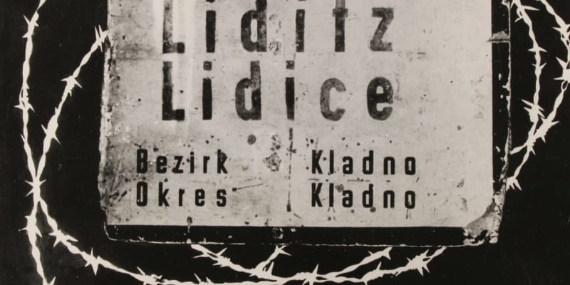Obec Lidice byla obětí za atentát na Reinharda Heydricha.