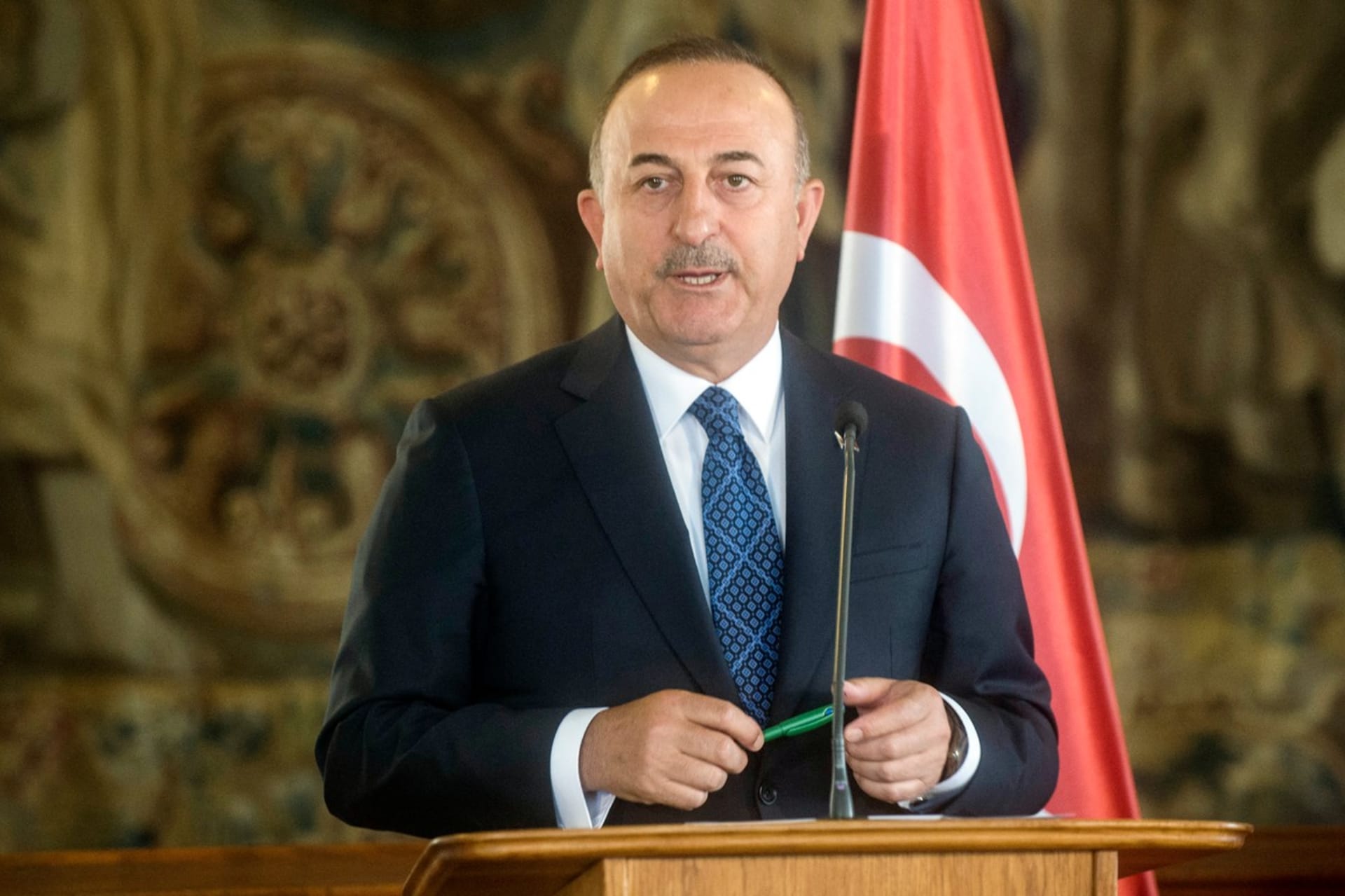 Turecký ministr zahraničí Mevlüt avuolu