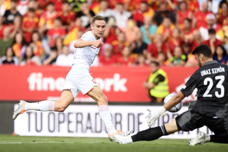 Fotbalisté prohráli v Málaze se Španělskem 0:2. 