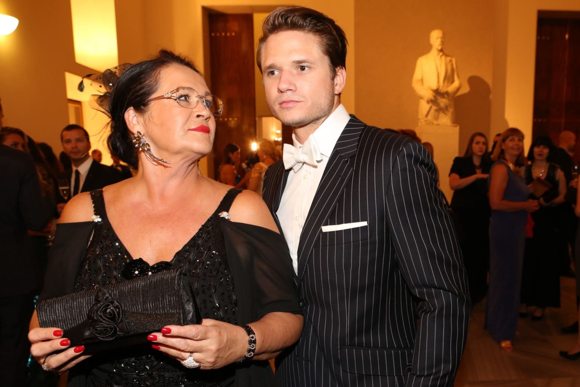 Ondřej Brzobohatý s maminkou Hanou Gregorovou na snímku z roku 2013.