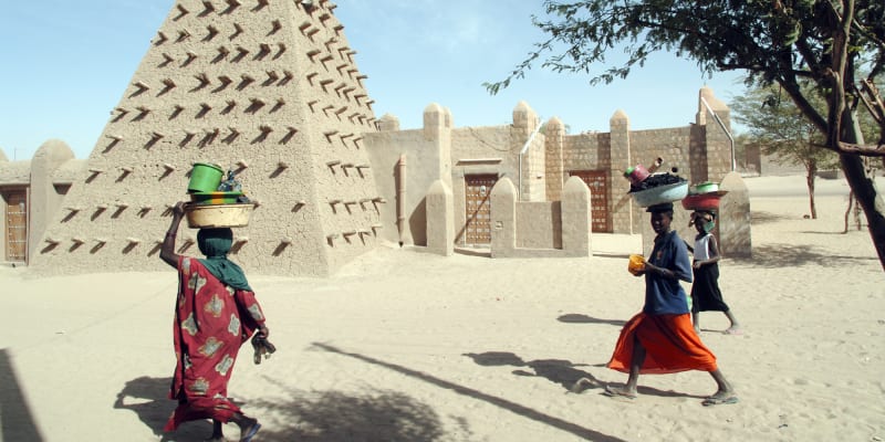 Hliněný chrám v Timbuktu 
