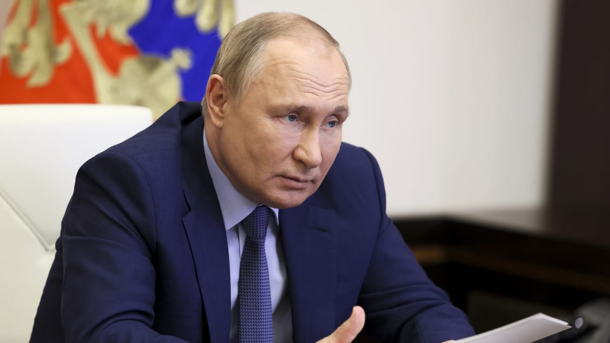 Vystoupení Vladimira Putina na videokonferenci k ekonomickým otázkám (7. června)
