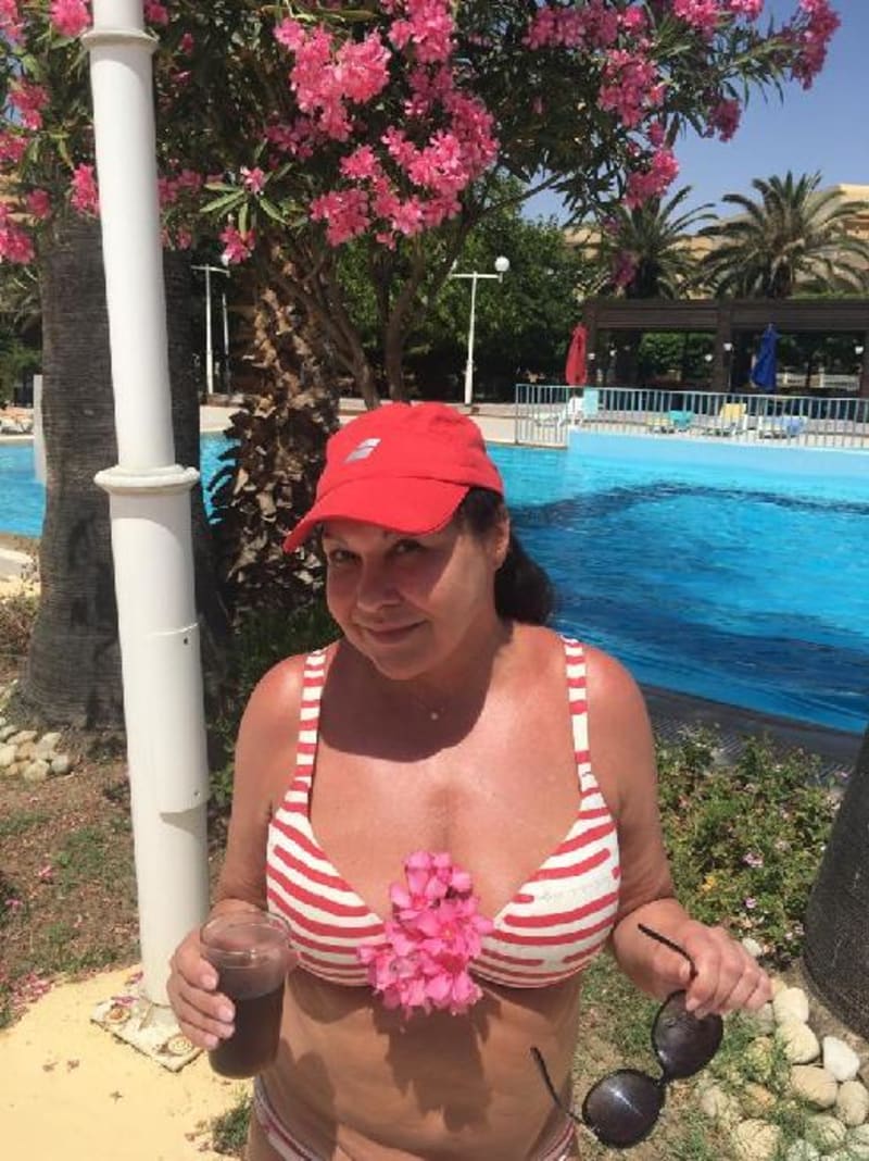 Dagmar Patrasová si dovolenou v Tunisku užívala.