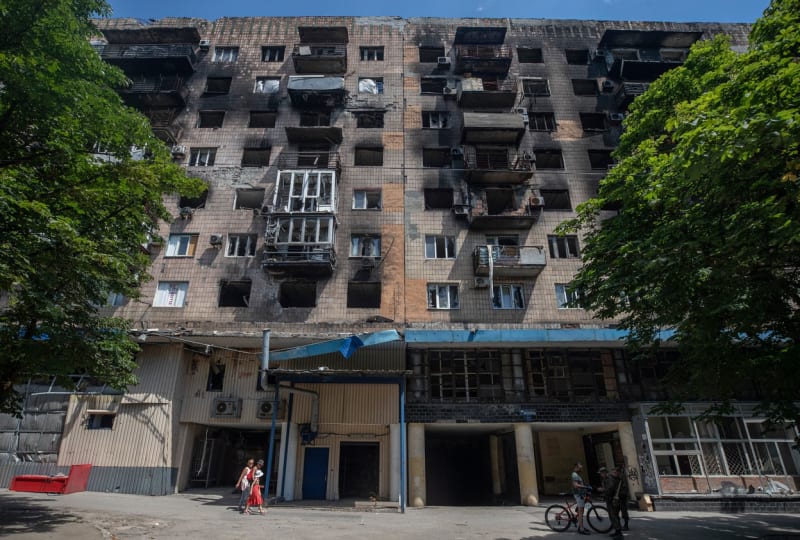Mariupol byl během bojů takřka zničen