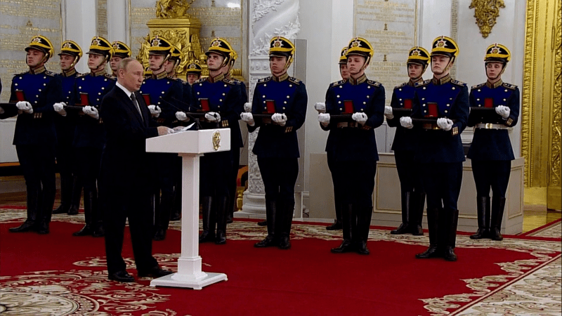 Vladimir Putin při projevu ke Dni Ruska (12. června)