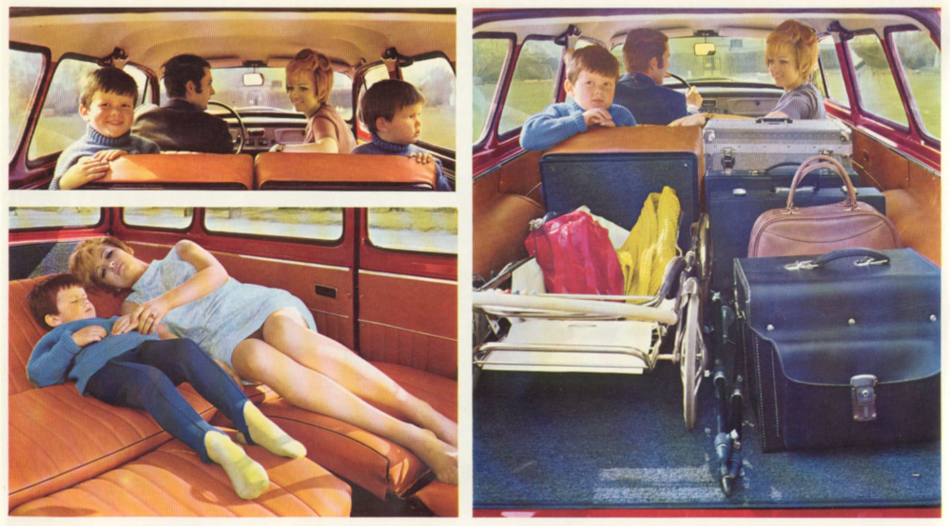 Škoda Octavia combi vyráběná v 60. letech lůžkovou úpravu propagovala v reklamním prospektu.