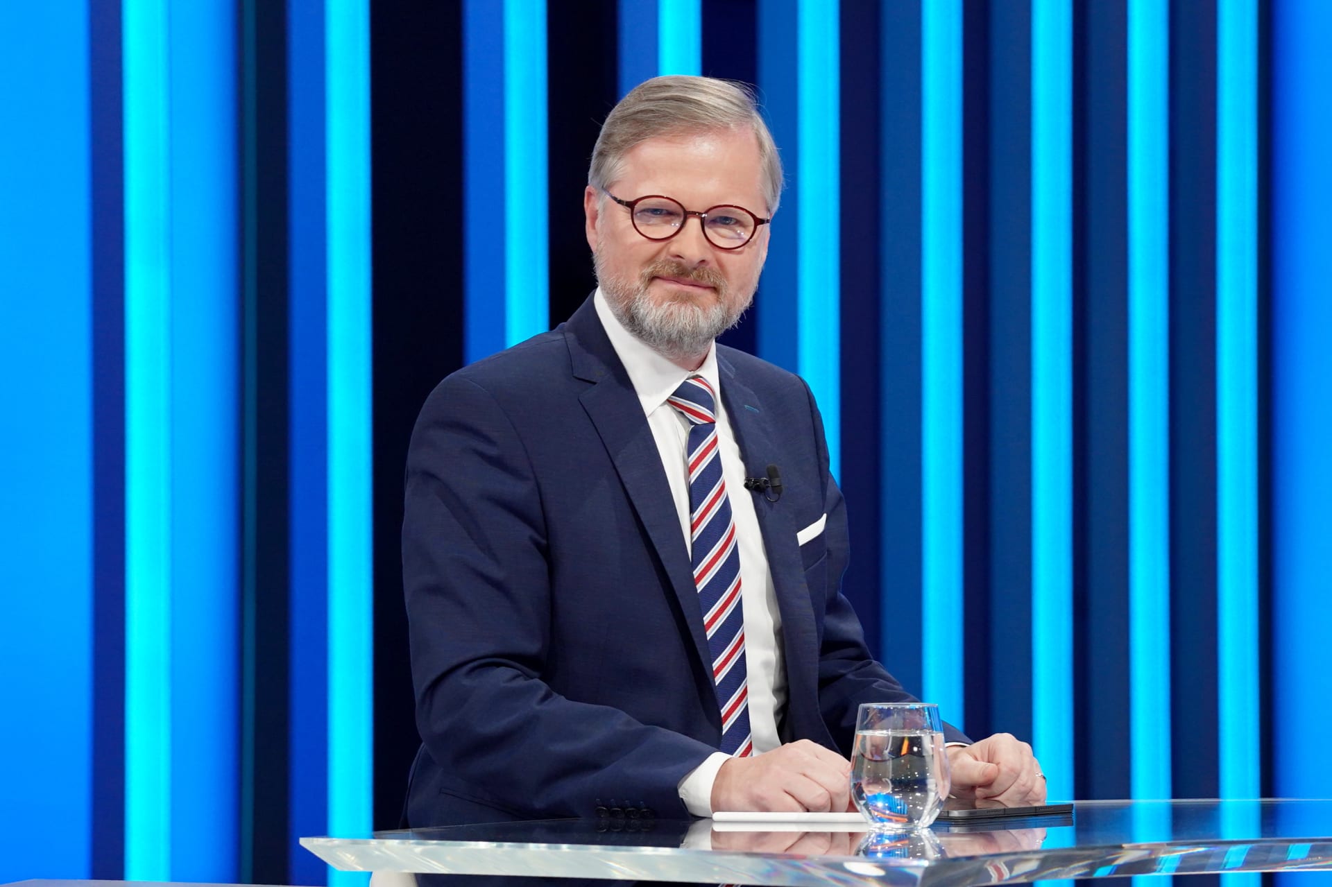 Premiér Petr Fiala v Partii Terezie Tománkové, 19. června 2022