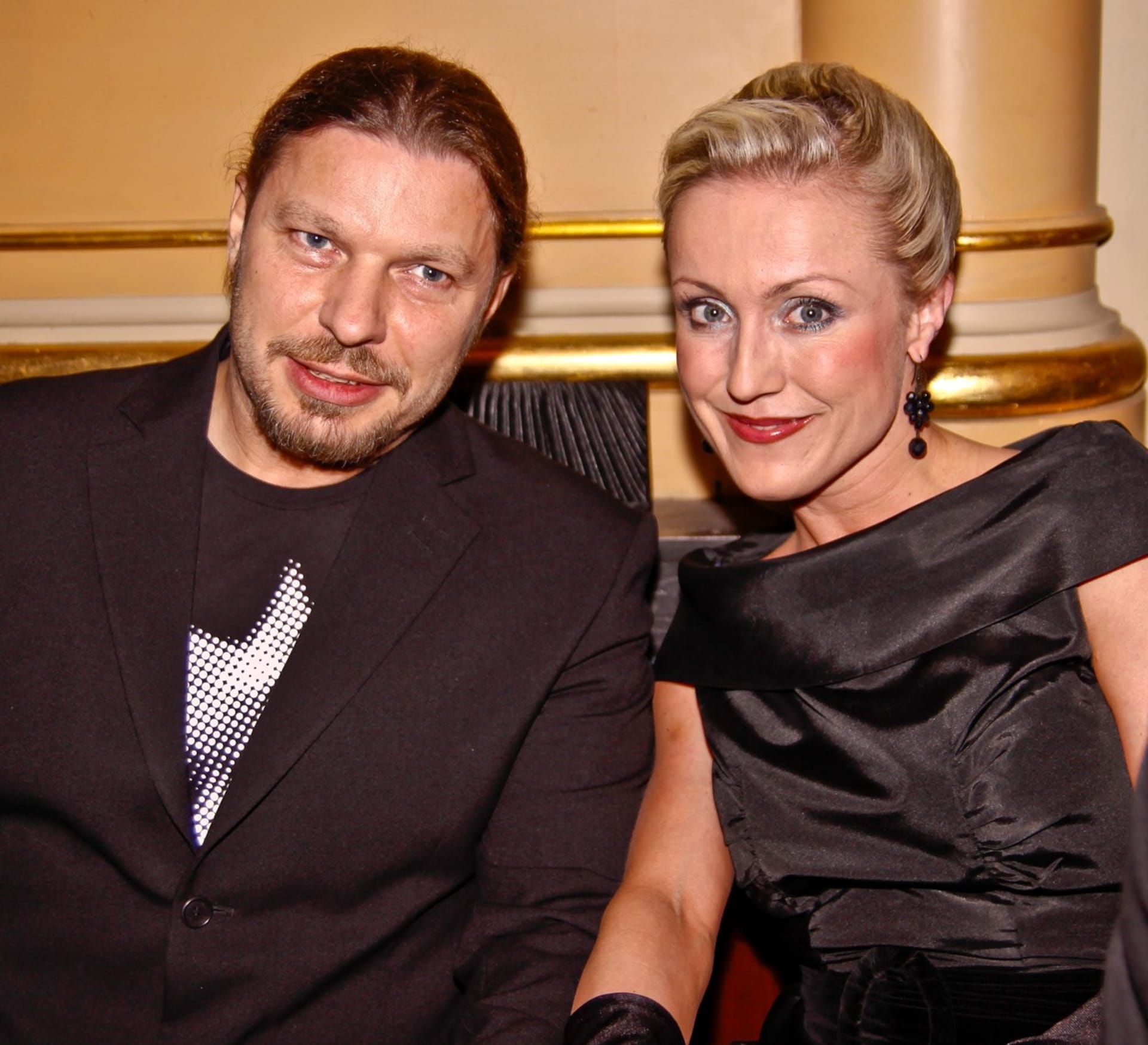 Petr Kolář a jeho exmanželka Zuzana Krištofová (2009)