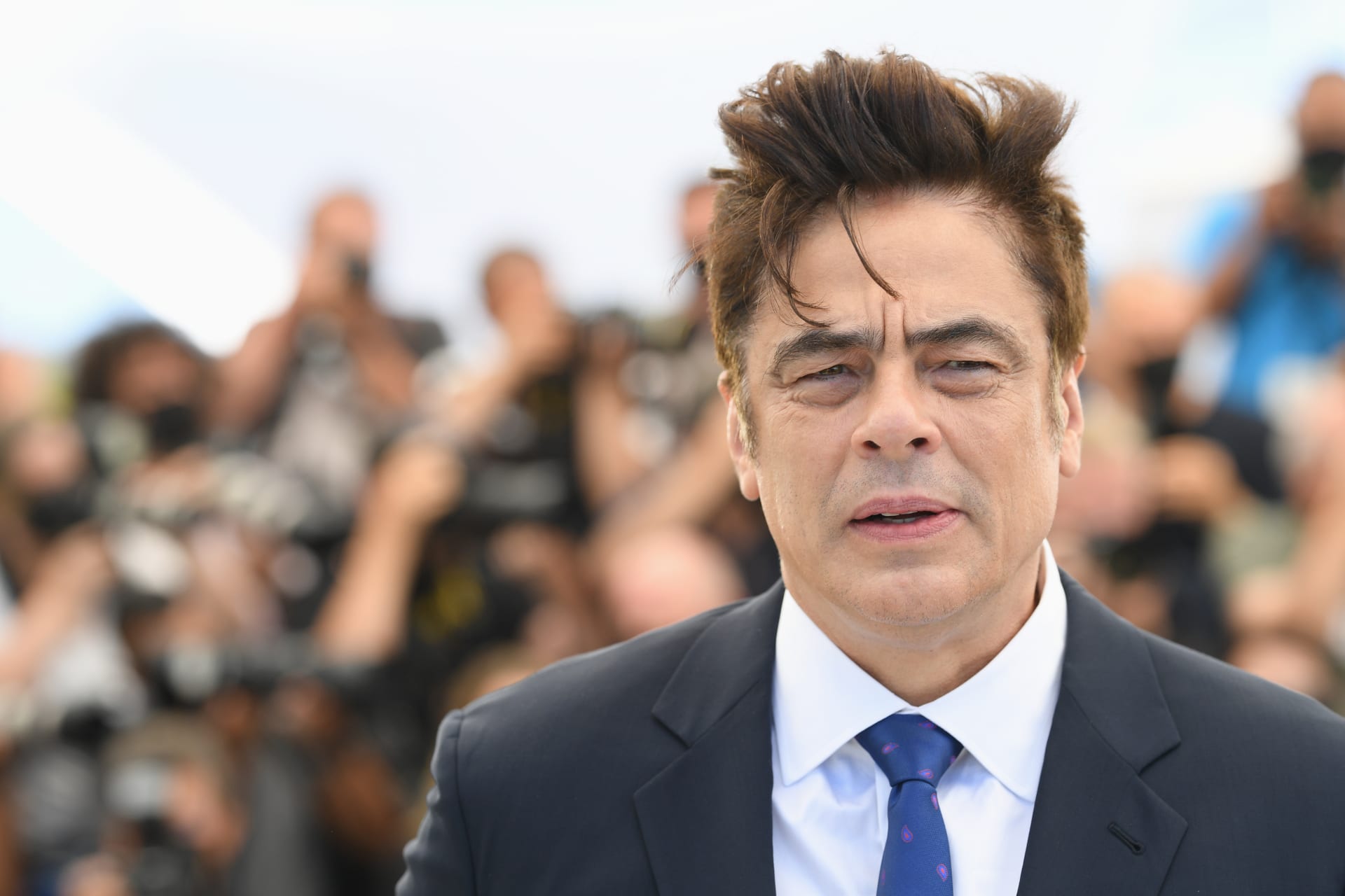 Benicio Del Toro se zúčastnil 74. ročníku filmového festivalu v Cannes 13. července 2021 v Cannes. 