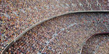 Umělec představil největší stadion na světě. Gigantický Camp Nou je oproti němu drobeček