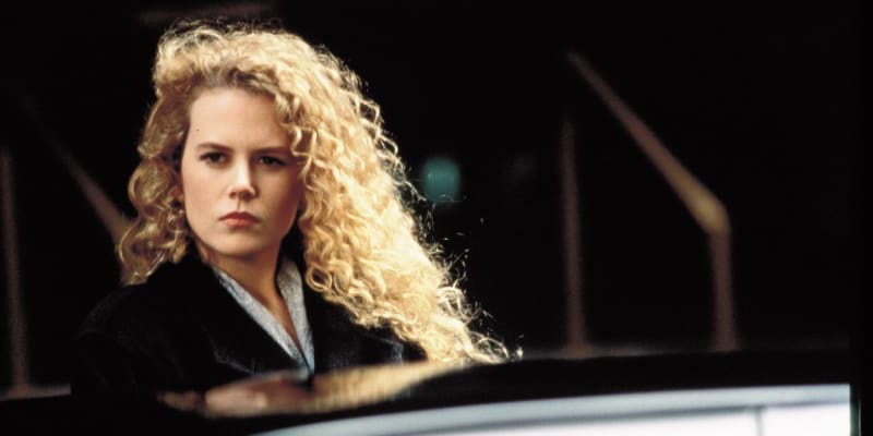 Nicole Kidman při natáčení filmu V moci posedlosti (1993)