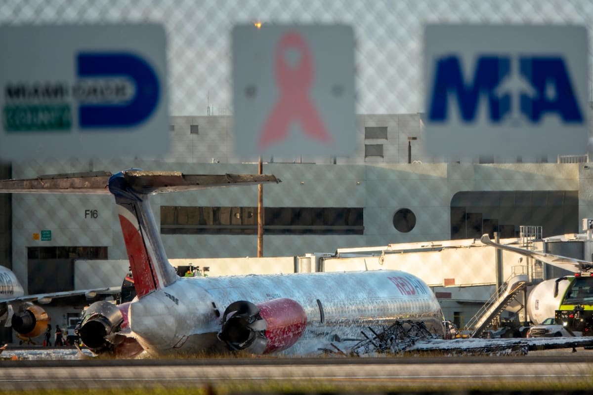  Na letišti v Miami havarovalo letadlo s 137 lidmi na palubě