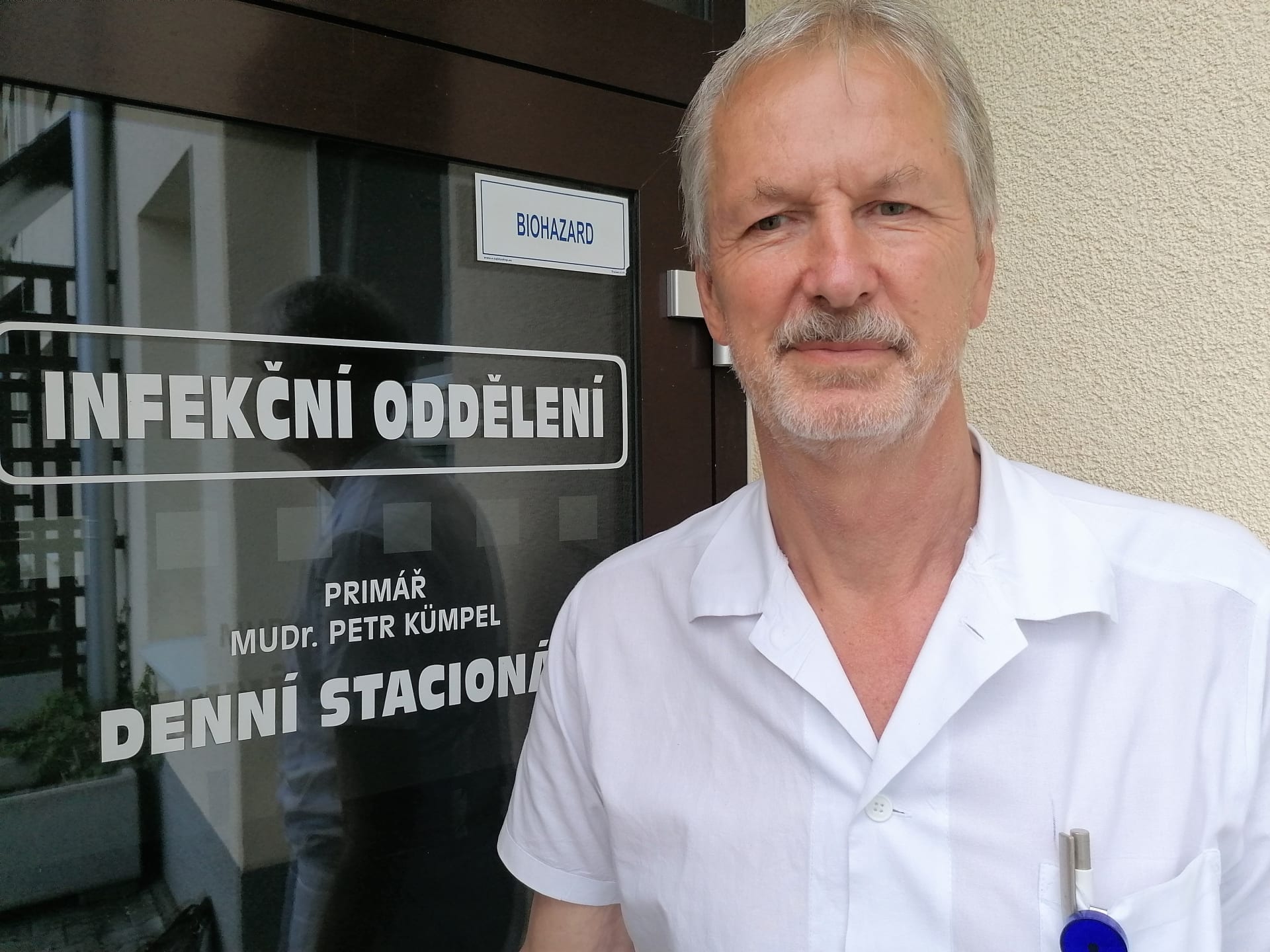 Infektolog Petr Kümpel, primář infekčního oddělení Slezské nemocnice v Opavě