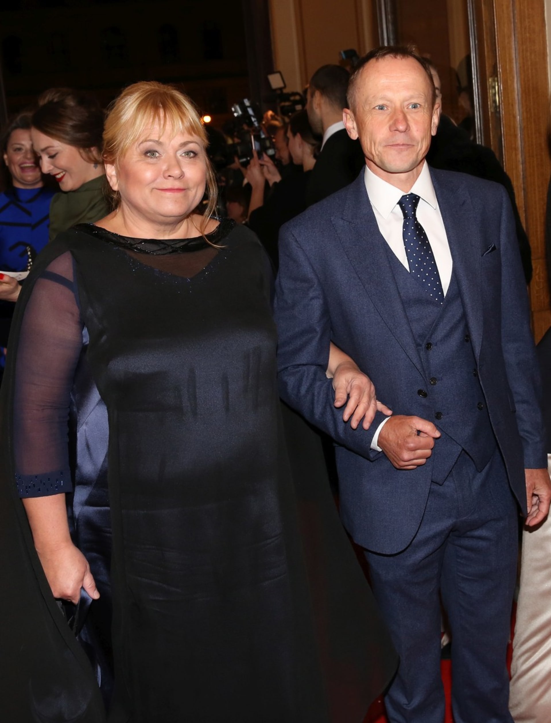 Pavla Tomicová se svým manželem Ondřejem Malým.