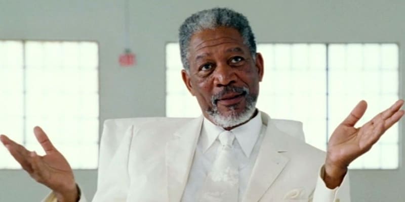 Morgan Freeman jako Bůh ve filmu Božský Bruce