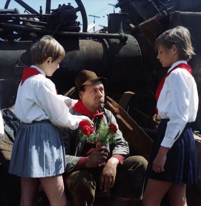 František Řehák ve filmu Skřivánci na niti (1969)