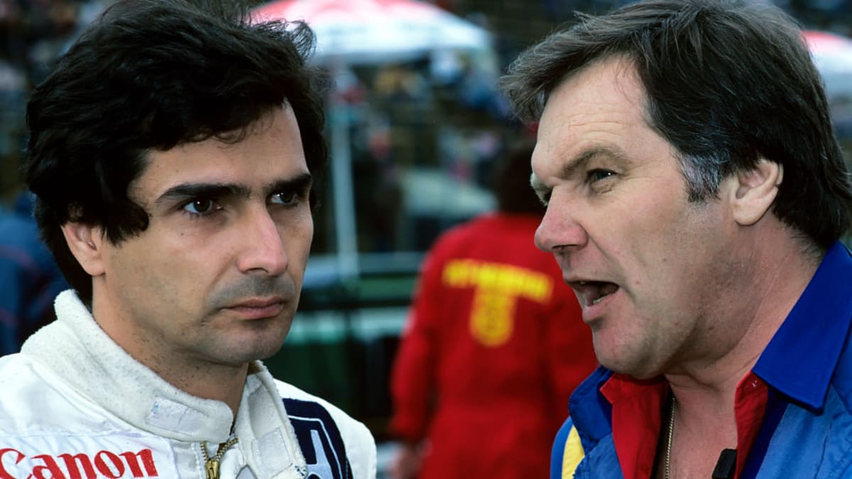 Nelson Piquet (vlevo) býval sám vynikajícím pilotem a s vozy Brabham a Wiliams získal tři tituly mistra světa (1981, 1983 a 1987).