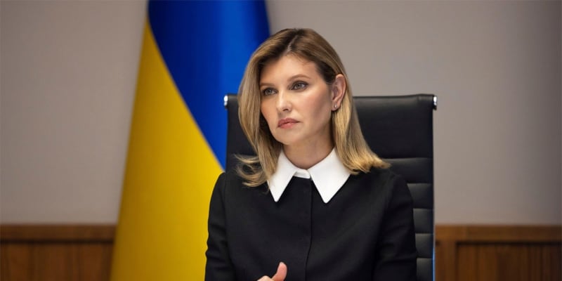 První dáma Ukrajiny.