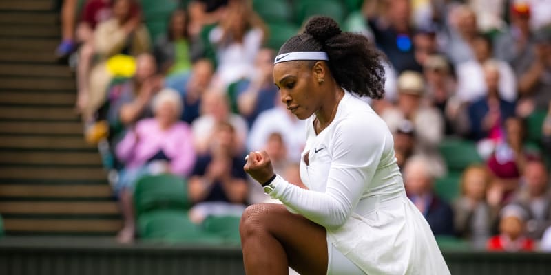 Williamsová na letošním Wimbledonu