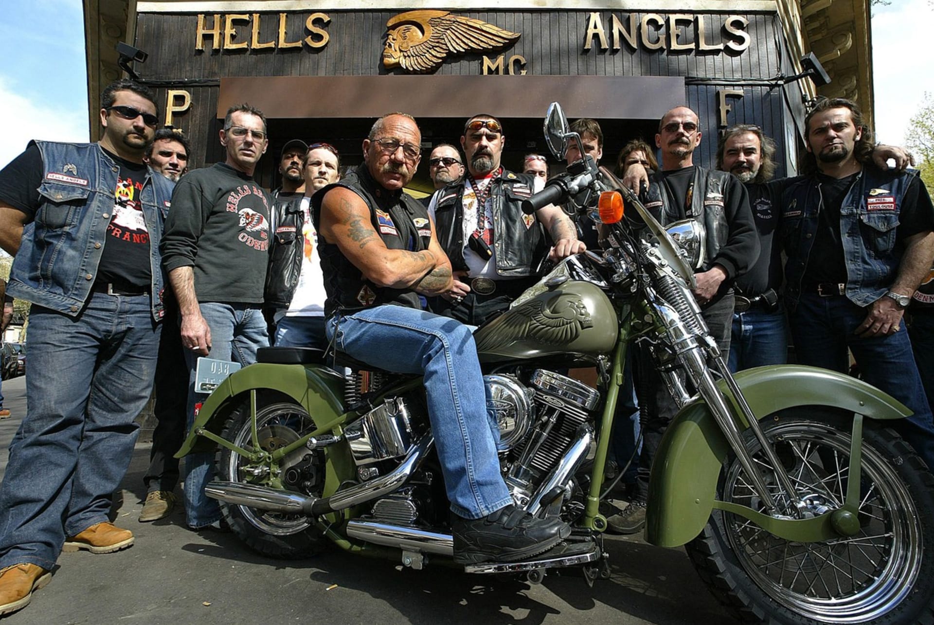 Spoluzakladatel motorkářského klubu Hell’s Angels Sonny Barger na návštěvě Paříže