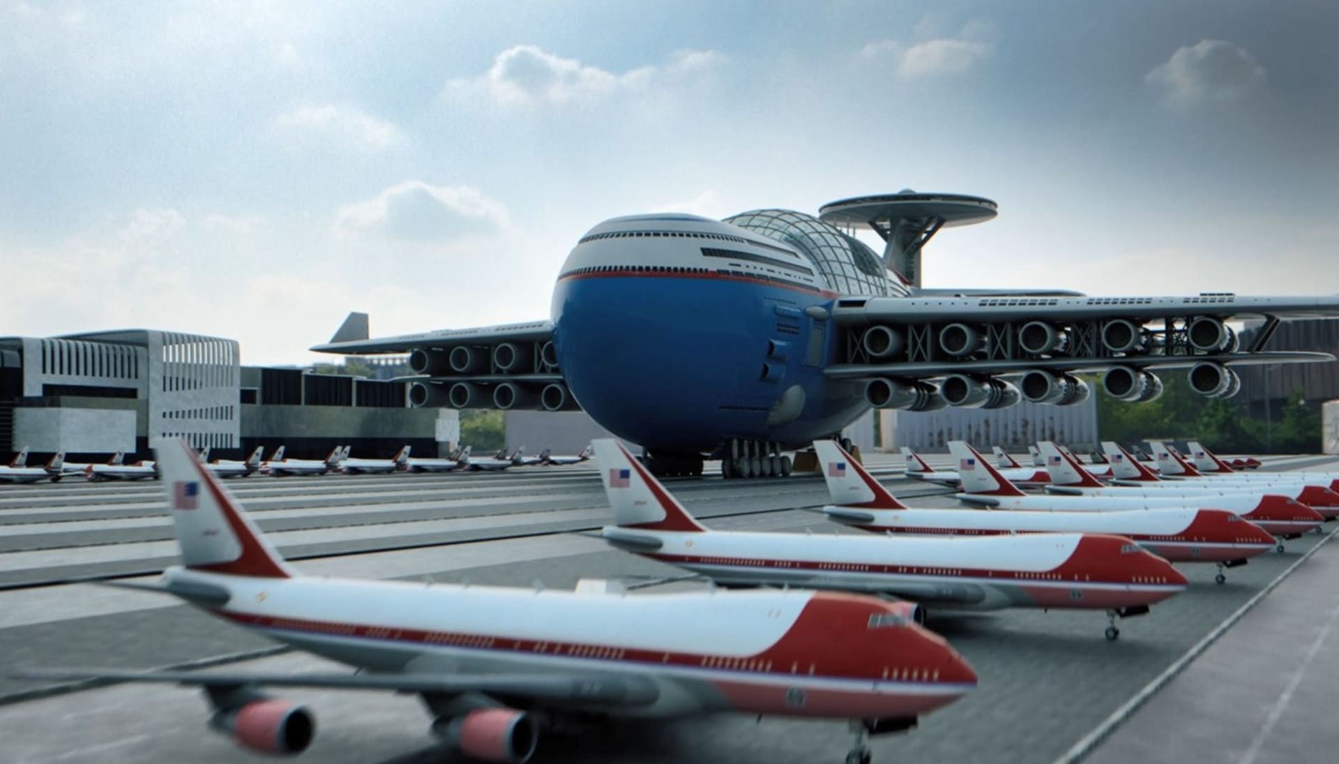 Gigantický stroj Sky Cruise má sloužit jako letecký hotel.