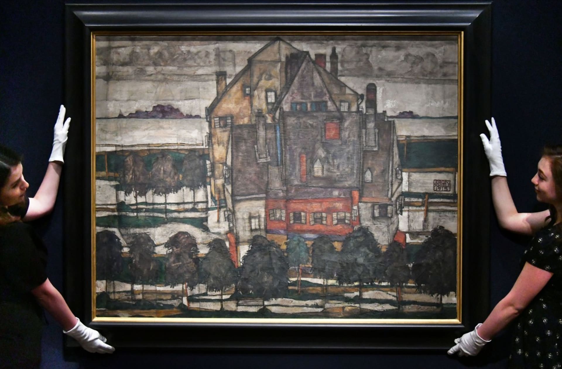 Rak: Expresionismus zde v podání malíře Egona Schieleho a obrazu Single Houses
