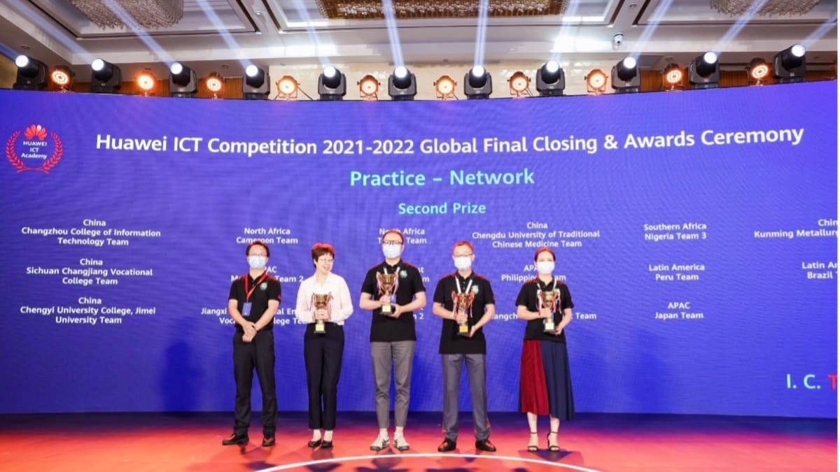 Světové finále soutěže Huawei ICT Competition 2021–2022 a slavnostní předávání cen