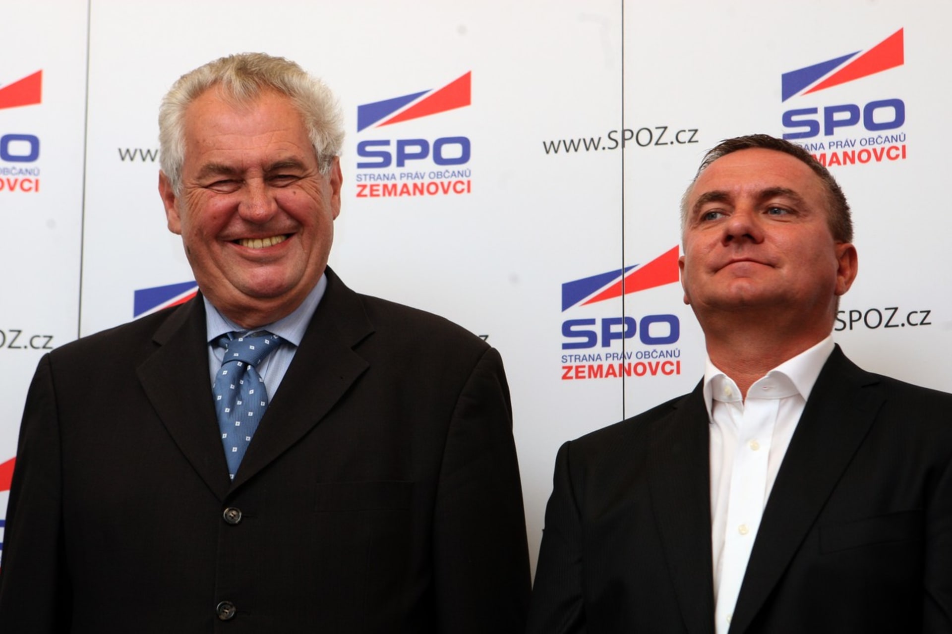 Miloš Zeman s Vratislavem Mynářem na starším snímku