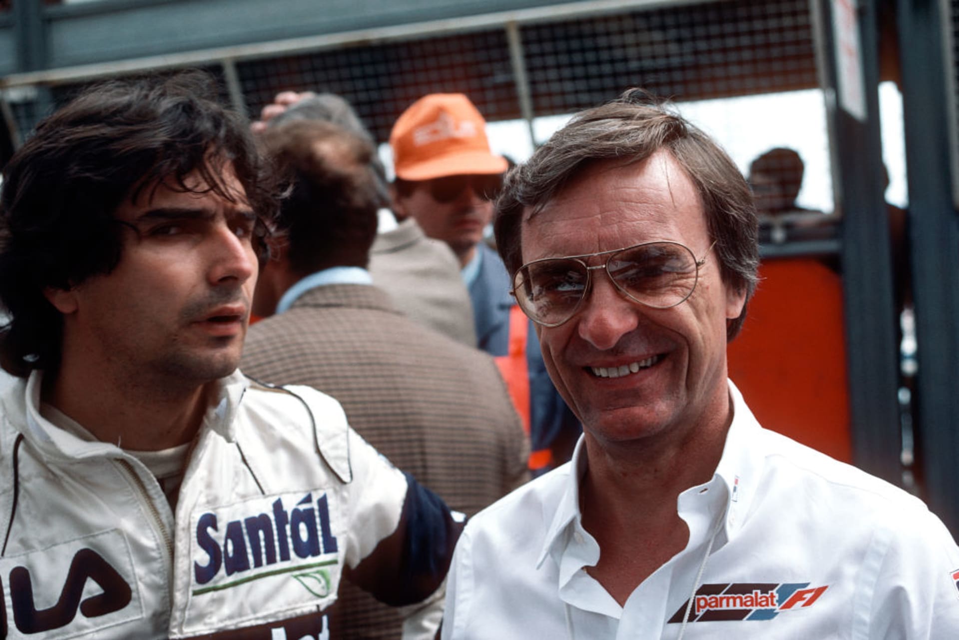 Piquet a Ecclestone coby jezdec a majitel týmu Brabham v 80. letech. Tihle dva si spolu vždycky náramně rozuměli. Ostatně Ecclestone Hamiltonovo nařčení Piqueta z rasismu označil za hromadu sra.ek.