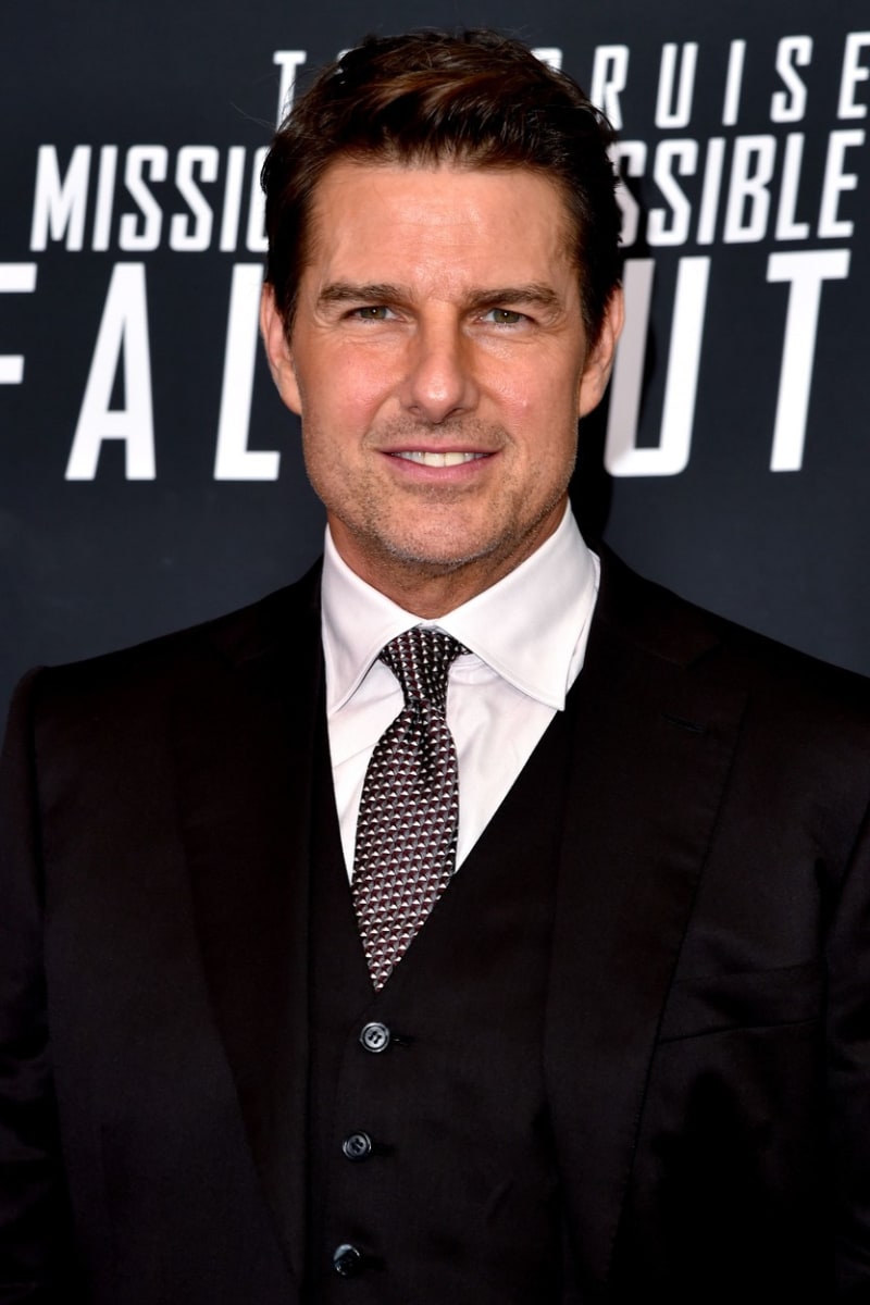 Tom Cruise na premiéře snímku Mission: Impossible – Fallout (2018)