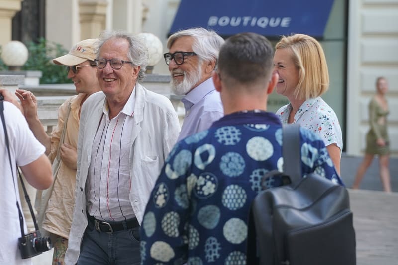Na festival do Karlových Varů v úterý přijel australský filmový a divadelní herec Geoffrey Rush