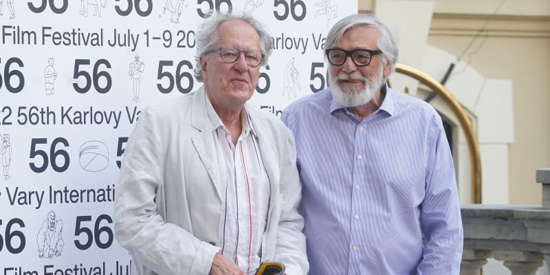 Na festival do Karlových Varů v úterý přijel australský filmový a divadelní herec Geoffrey Rush