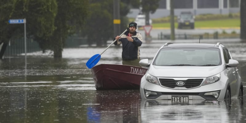Bouřky a záplavy v Novém Jižním Walesu