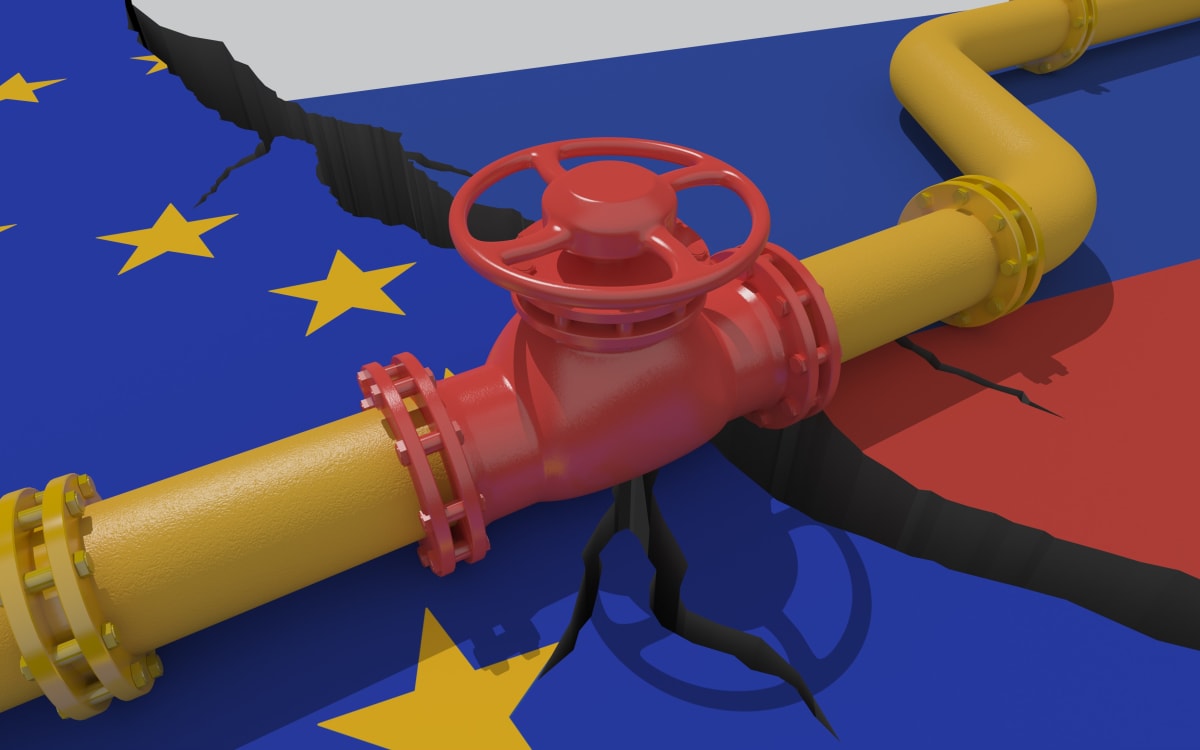 Cena plynu v Evropě poprvé od začátku srpna klesla pod 200 eur za megawatthodinu. (Ilustrační foto)
